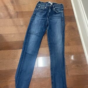 Agolde Dark Blue Skinny Jeans